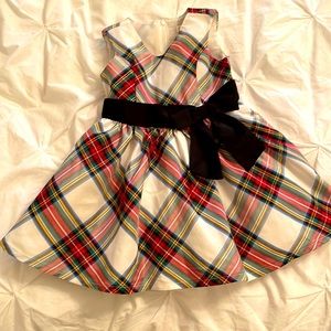 Janie and Jack Holiday plaid Christmas dress. 18-24 months.